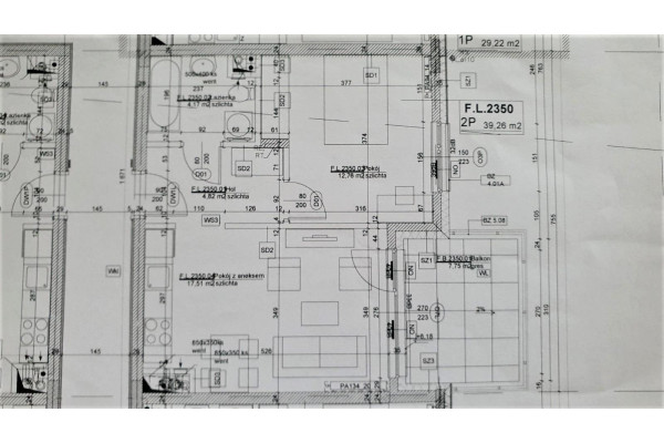 Warszawa, Mokot&oacute;w, Służewiec, Tolkiena, 2 pokoje 40 m&sup2; | Mokot&oacute;w Służewiec | balkon | garaż
